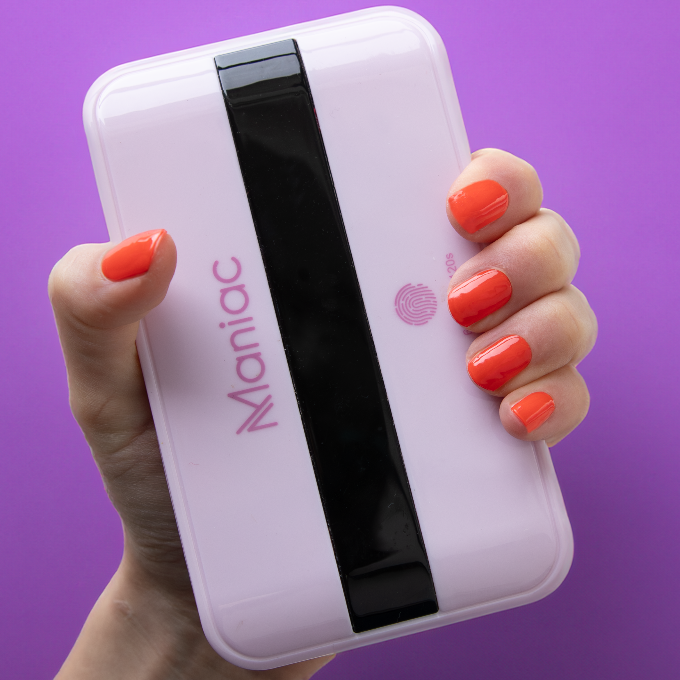 Olympia Orange Maniac Nails Gellak Sticker Manicure led lamp
