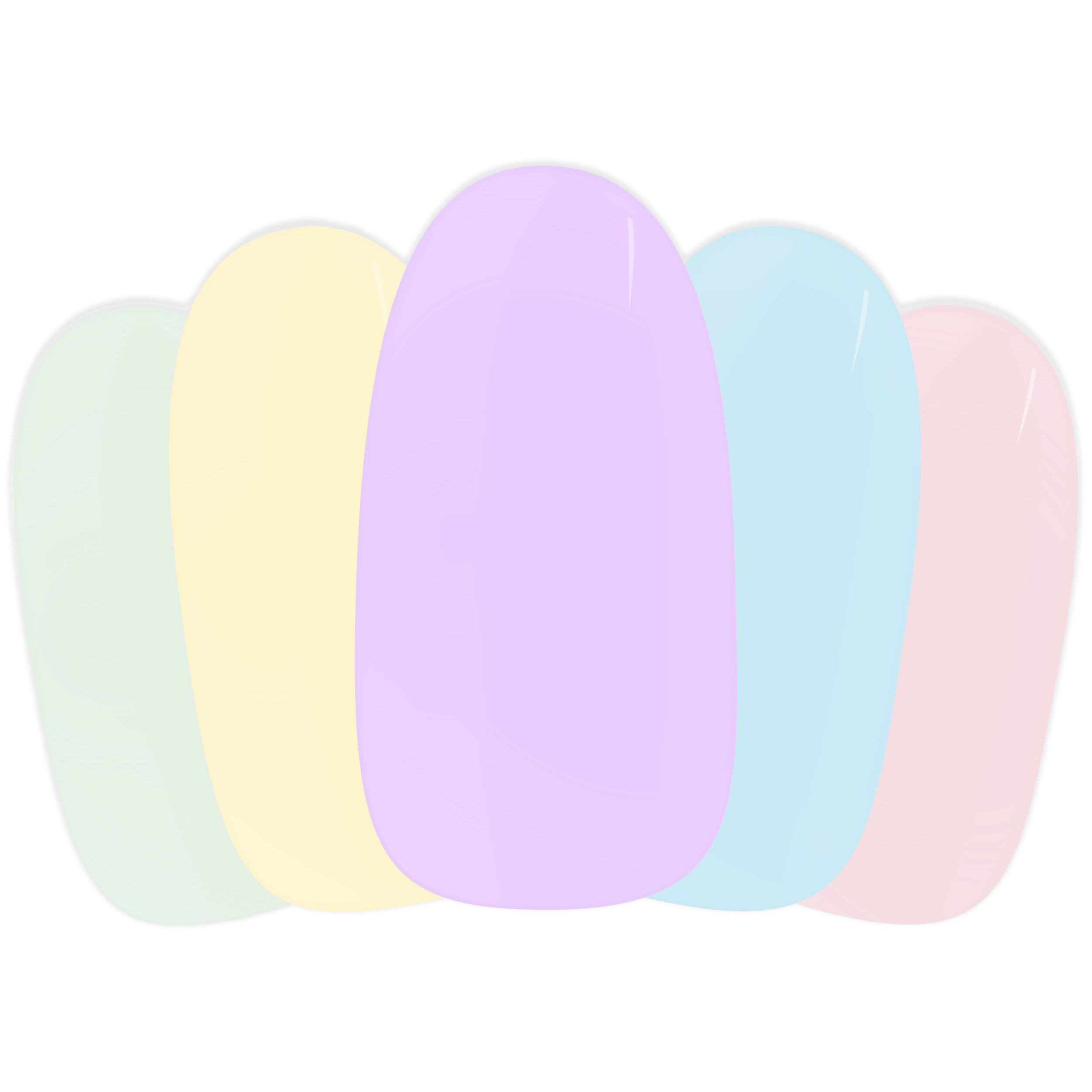 Pastel Rainbow Maniac manicure nail wraps